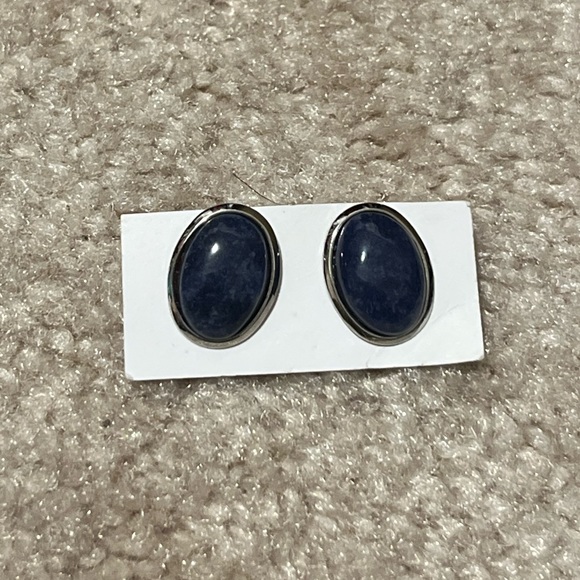 Blue stone/bead Necklace, earrings, bracelet - Picture 3 of 3